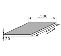Лист нержав г/к 20х1500х5500, марка 08Х18Н10Т