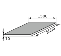 Лист нержав г/к 10х1500х3000, марка AISI 316L