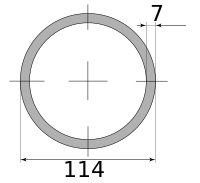 Трубы электросварные 114х7 10000-12100