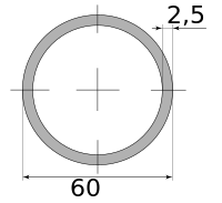 Трубы х/д 60х2.5