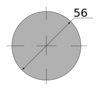 Сталь сорт констр Круг горячекатаный 56, марка 09Г2С