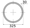 трубы г/д 325х30, марка ст20 трубы г/д 325х30, марка ст20