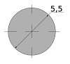 катанка 5.5, длина 6 м, марка ст3