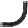 отвод стальной шовный 90гр дн 33.5х3.2 (ду 25) резьба из труб по гост 3262-75 каз