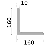 уголок 160х160х10, длина 9 м, марка ст3