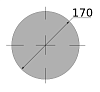 сталь сортовая конструкционная, круг 170, марка 20х