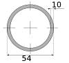 трубы х/д 54х10