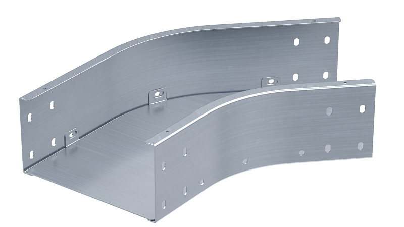 Фото угол горизонтальный 45 градусов 100х400, 1,5 мм, горячий цинк, в комплекте с крепежными элементами и соединительными пластинами,необходимыми для монтажа Угол горизонтальный 45 градусов 100х400, 1,5 мм, горячий цинк, в комплекте с крепежными элементами и соединительными пластинами,необходимыми для монтажа