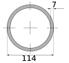 трубы г/д 114х7, марка ст20