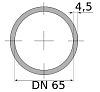 трубы вгп 65х4.5 ду, длина 12 м, dn 65