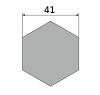 сталь сорт нерж никел шестигранник х/т 41 h11 (калиброванный), марка 12х18н10т aisi 321