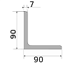 уголок 90х90х7, длина 11,7 м, марка ст3