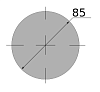 сталь сортовая конструкционная, круг 85, марка ст45