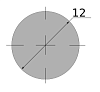 сталь сортовая конструкционная, круг 12, марка ст20