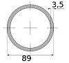 трубы электросварные 89х3.5 10950-11000